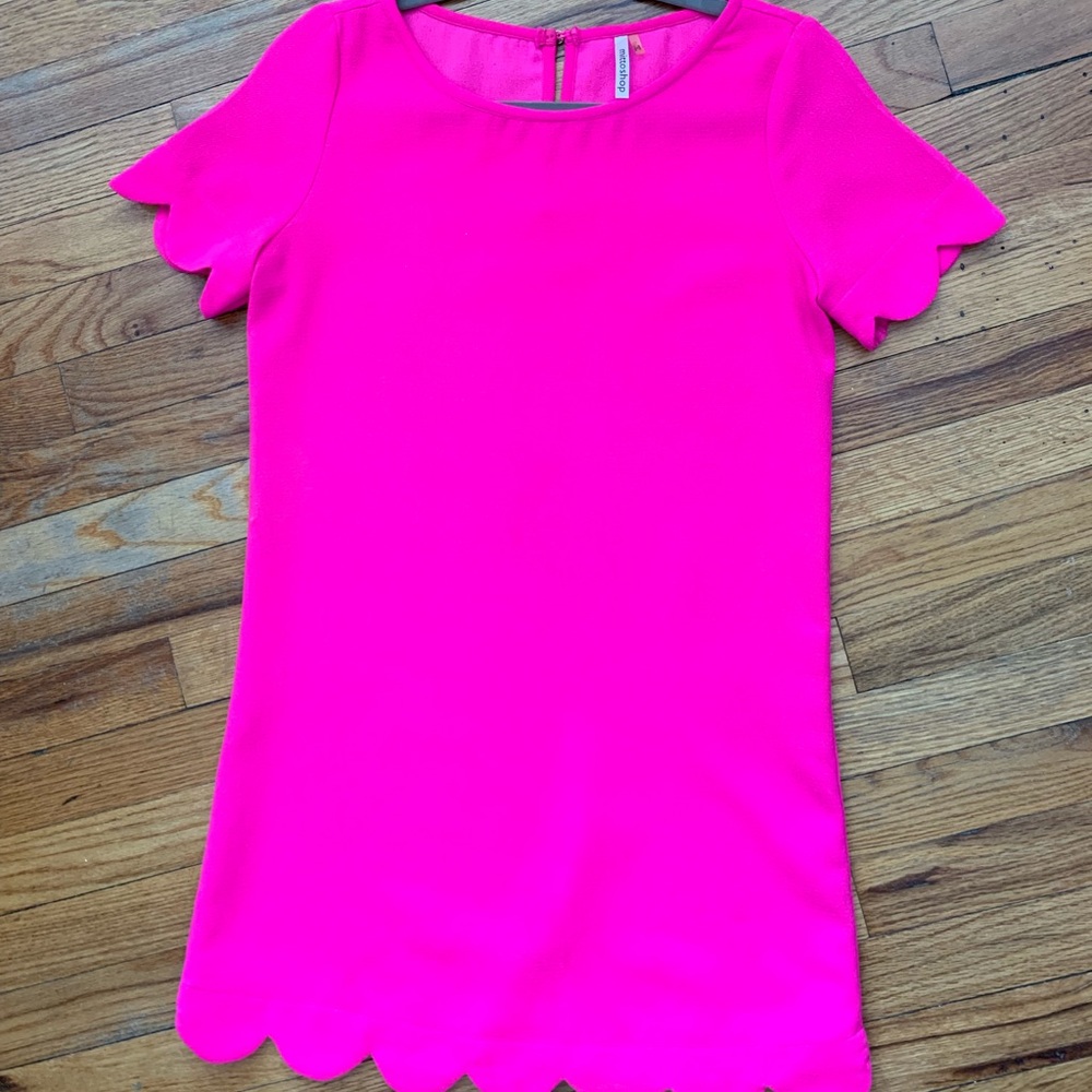 Hot Pink Shift Dress